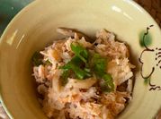 A picture of salmon enoki