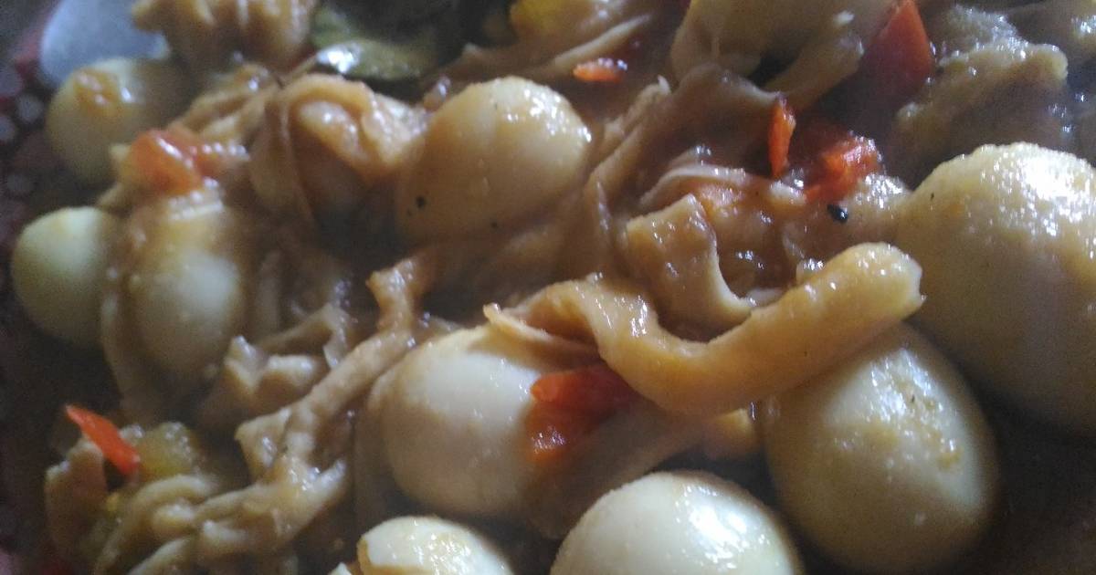 53 resep oseng jamur tiram telur puyuh enak dan sederhana Cookpad