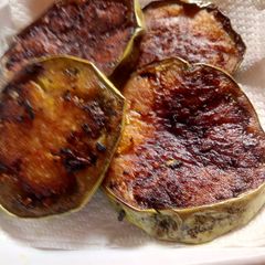 A picture of Baingan bhaja.