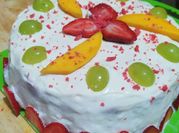 Una foto de frosting de fresa