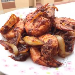 A picture of Spicy Shrimp / Sambal Udang.