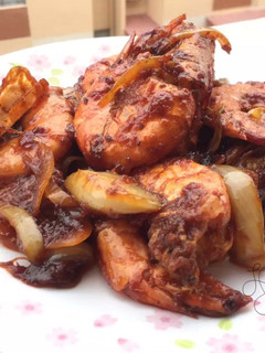 A picture of Spicy Shrimp / Sambal Udang.