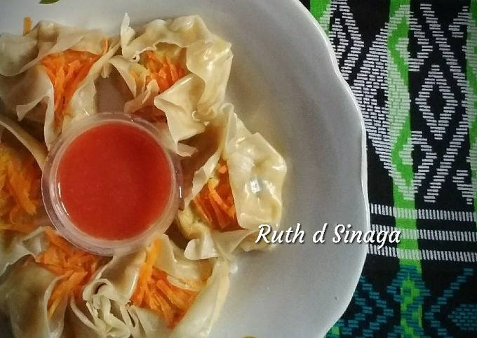 Resep Dimsum Ayam Mix Wortel Labu Siam Oleh Ruth D Sinaga Cookpad