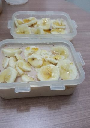 Foto resep Choco Banana overnight oat