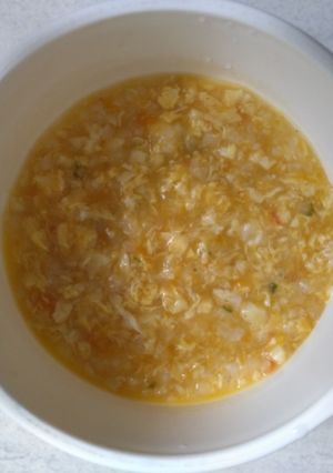 Foto resep Bubur Lemak Telur (MPASI 8m+)