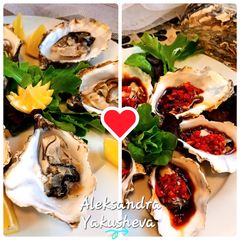 A picture of Two options for serving fresh oysters.