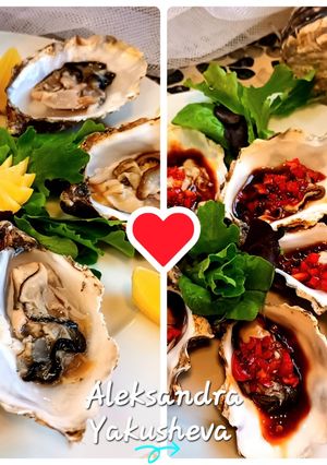 A picture of Two options for serving fresh oysters.