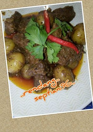 Foto resep Rendang daging sapi dan ketang pedasss