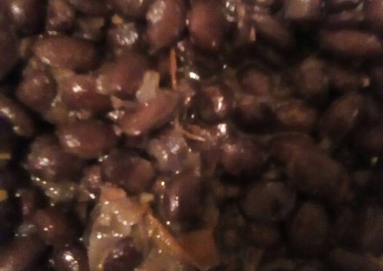 Coconut Njahi (black beans)