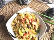 Une photo de recette accompagnement spaghettis