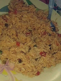 A picture of Tomato rice.