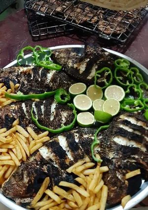 صورة لوصفة سمك مشوي