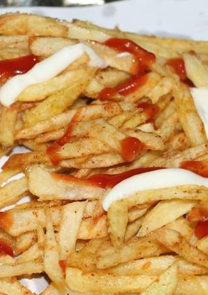 A picture of Chatpati fries 🍟.