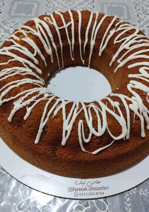 عکسی از دستور کیک گردویی با طعم هل و وانیل