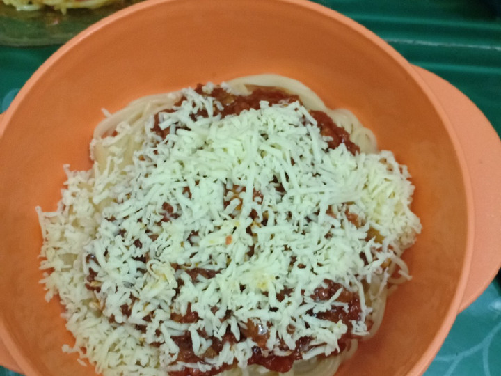 Resep: Spaghetti saus bolognaise simple Yang Sederhana