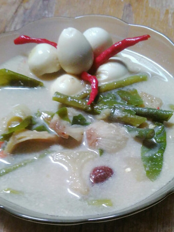 Langkah Mudah untuk Membuat Lodeh Kluwih + telur puyuh Anti Gagal