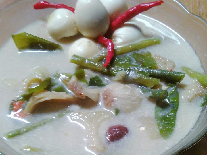 Langkah Mudah untuk Membuat Lodeh Kluwih + telur puyuh Anti Gagal