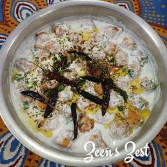 A picture of Two Lentils Dahi Badey/Vade.