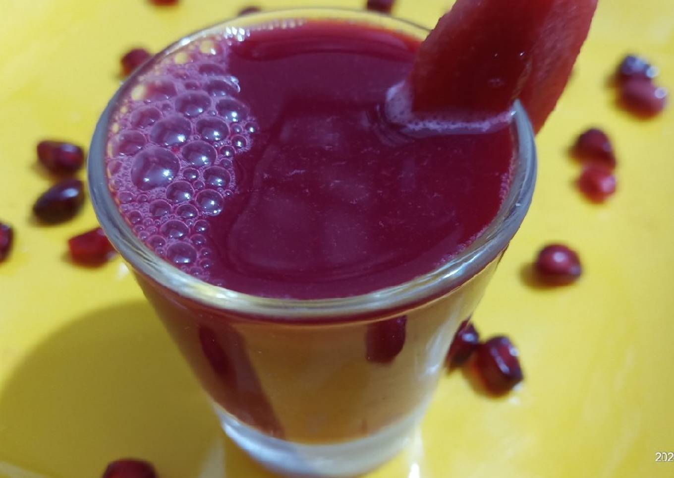 Yummy Carrot Mixed Beetroot & Pomegranate Juice