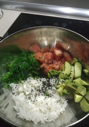 Una foto de Poke bowl