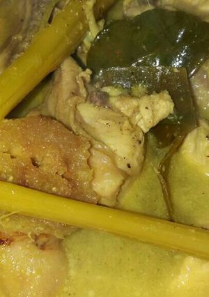 Foto resep Ayam Santan Kuah Kuning