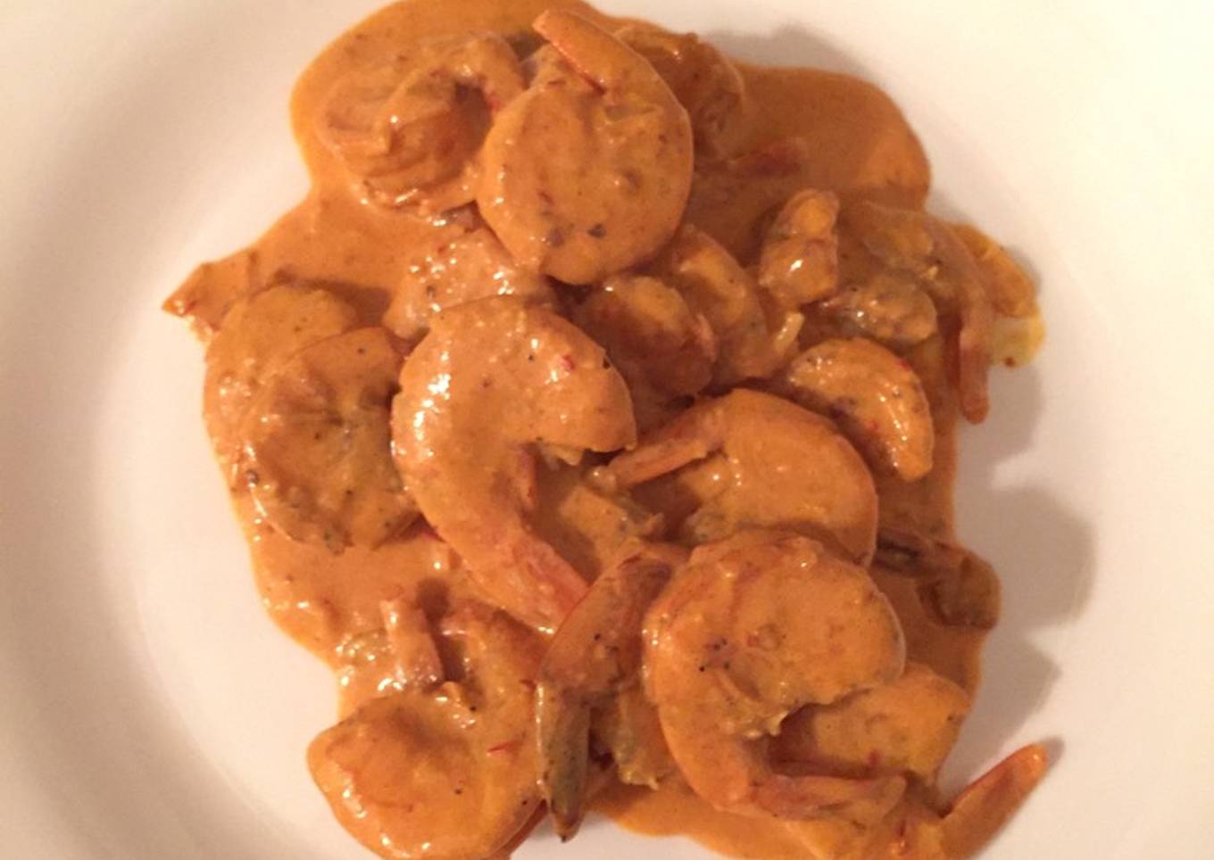 Camarones En Crema De Chipotle