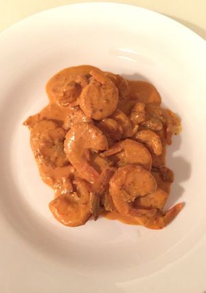 Una foto de Camarones En Crema De Chipotle