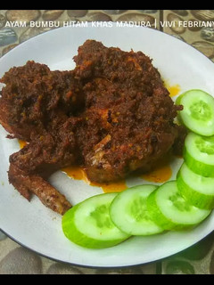 Foto resep Ayam bumbu hitam khas madura