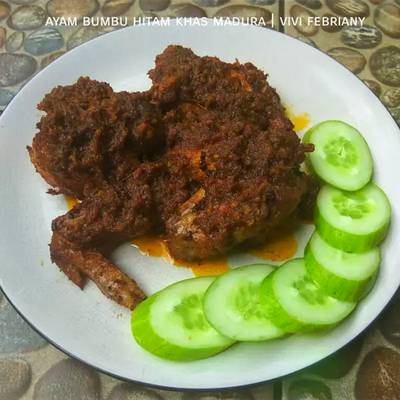 Resep Ayam Bumbu Hitam Khas Madura Oleh Vivi Febriany Cookpad