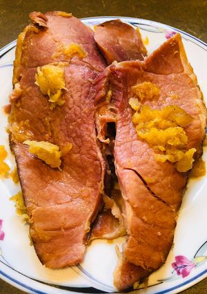A picture of Crockpot Easter 🐣 Ham 🐖.