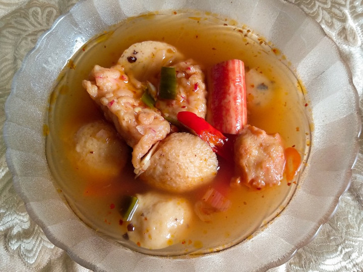 Cara Gampang Membuat Shabu Bakso Ikan Kuah Tom Yum 🍲 yang Menggugah Selera