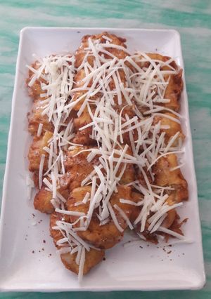 Foto resep Pisang goreng penyet keju