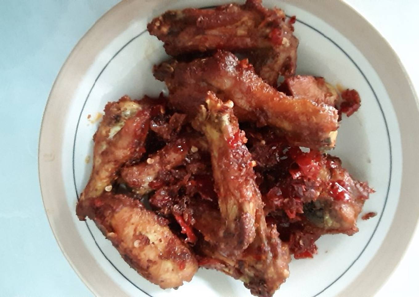 Ayam balado pedes manis gurih