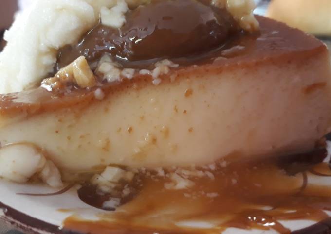 Flan Casero Con 1 Litro De Leche Receta De Nelly Rosendo Cookpad