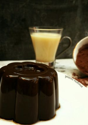 Foto resep Pudding coklat vla vanilla