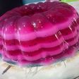 Dragon fruit milky puding