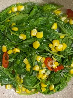 Foto resep Tumis Bayam Jagung