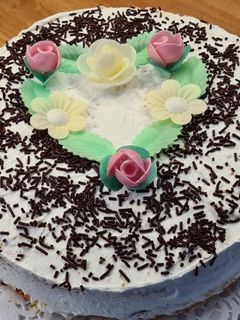 Glutén- és laktózmentes mogyorókrémes habos torta recept fotója