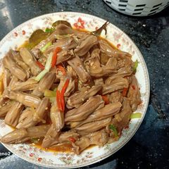 Chinese Stew Duck Tongue (lidah bebek ungkep) A picture of Chinese Stew Duck Tongue (lidah bebek ungkep).