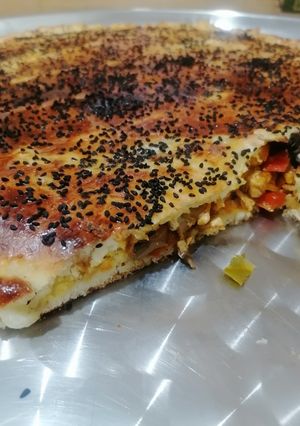 صورة لوصفة فطيرة الدجاج
