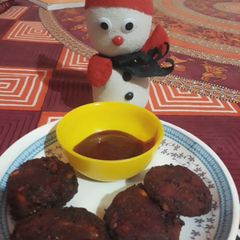 A picture of Beetroot cutlet.
