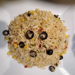 A picture of Mexican Rice.