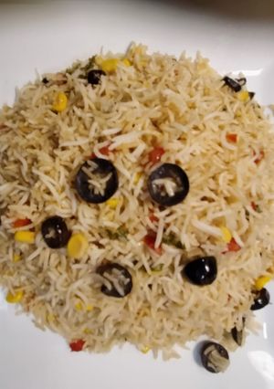 A picture of Mexican Rice.