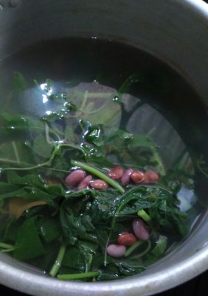 Foto resep Sayur bayam kacang merah
