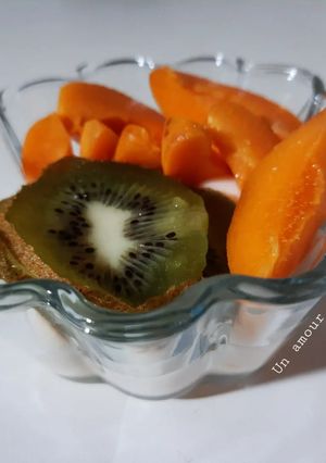 Une photo de Yaourt bowl aux fruits 🍑🥝