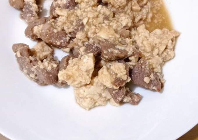 Cara Gampang Menyiapkan Beef teriyaki with tofu diet (tanpa minyak) Anti Gagal