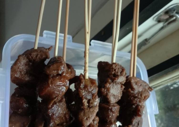 Cara Masak Sate Jeroan Ayam Ala Angkringan Sederhana Lentera Post Resep Indonesia