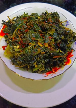 चौलाई साग (लाल साग) रेसिपी मुख्य फोटो