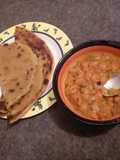 Chapati and currybeans#localingredientscontest