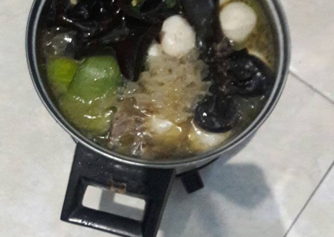 Shabu shabu daging qurban ala anak kos